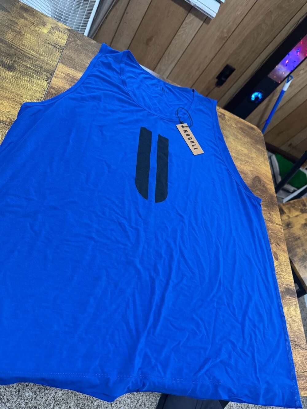 NOBULL Men's Surf U Tank Top Blue XL